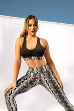 Load image into Gallery viewer, GECKO GRIP LEGGINGS: MAMBA Black